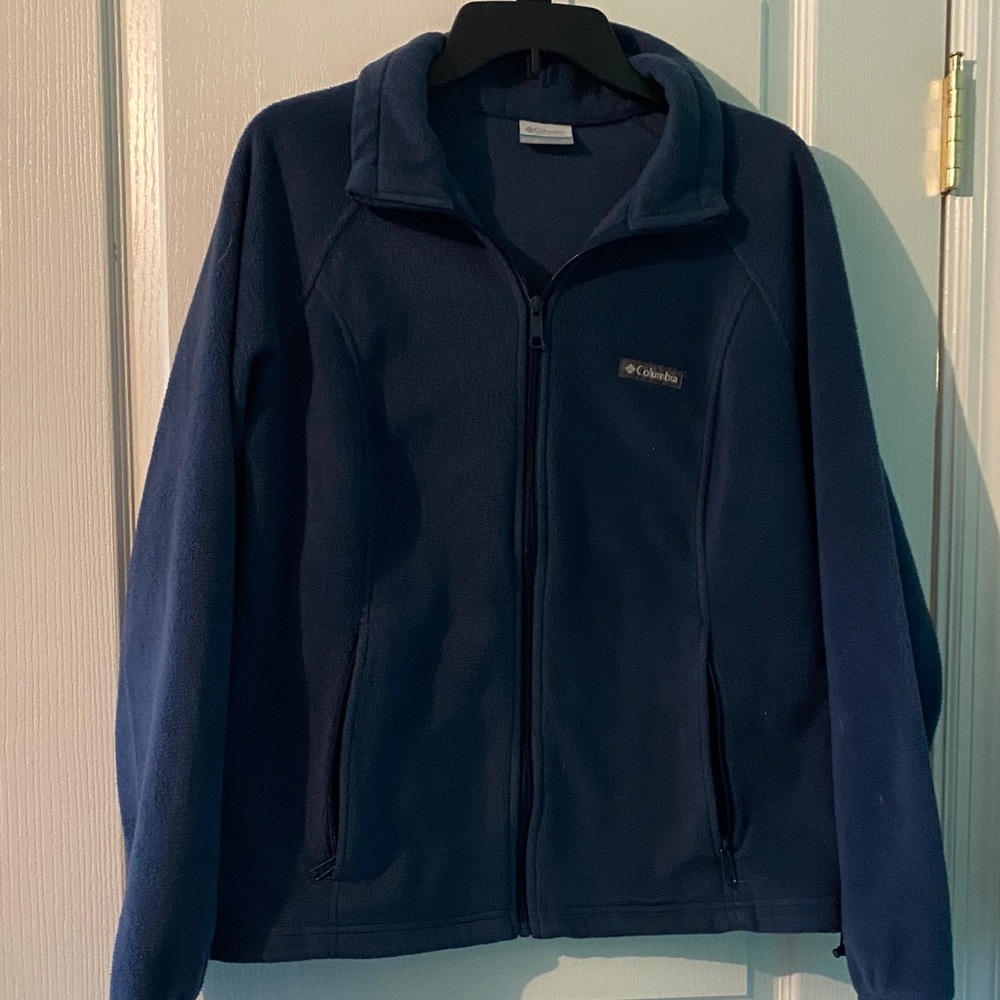 Columbia Navy Full-Zip Fleece Jacket